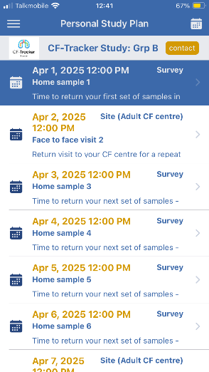 Mi-Trial used in CF-Tracker Study - Mi-Trial Limited